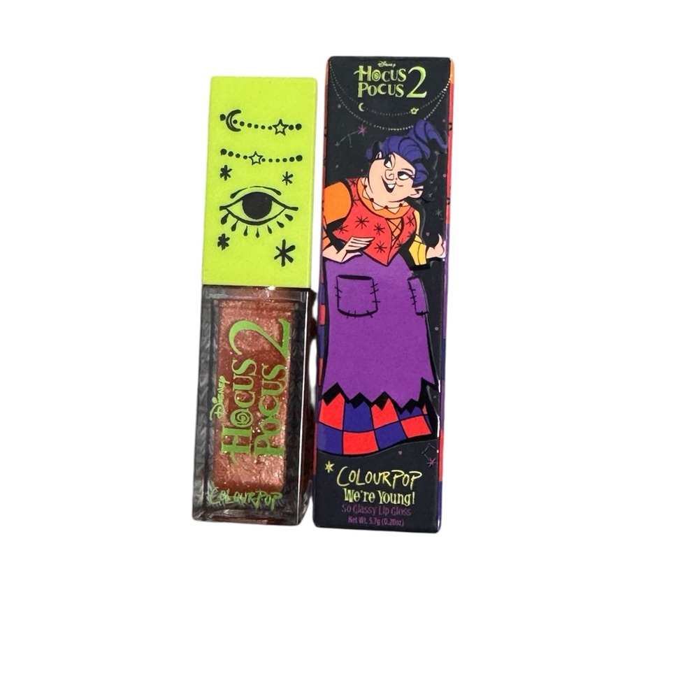 New ColourPop Disney Hocus Pocus 2 Glitter Lip Gloss Shade Were Young BNIB